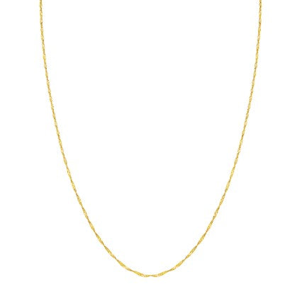 1.4mm Singapore Chain with Lobster Lock