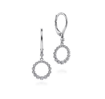 Diamond Dangle Earrings