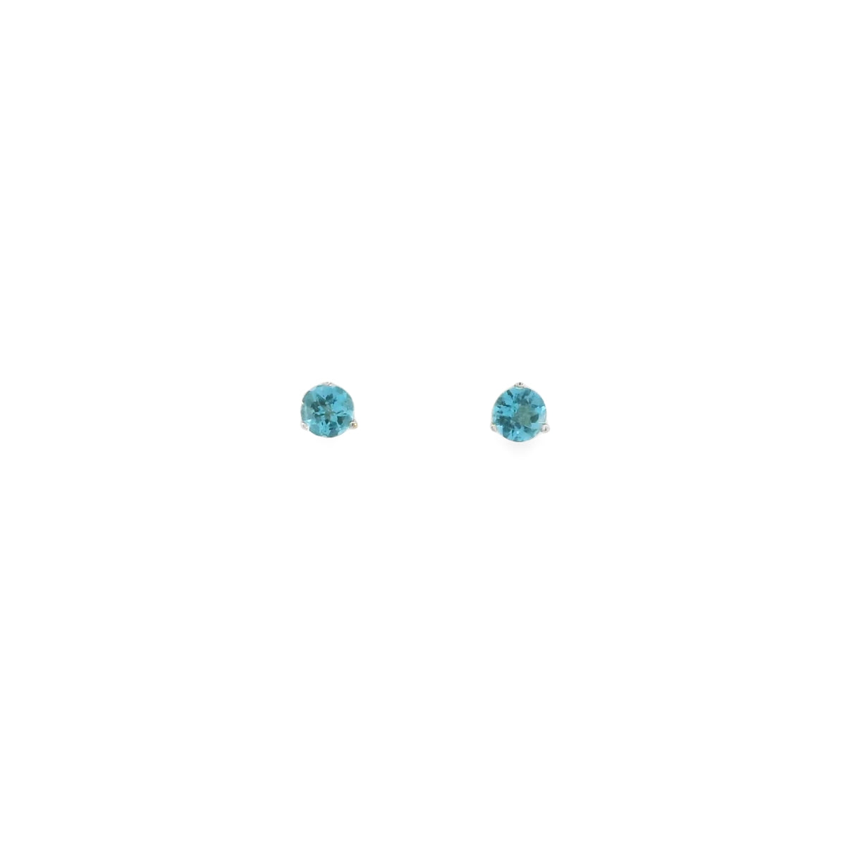 Colored Gemstone Stud Earrings