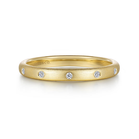 14K Yellow Gold Diamond Ring