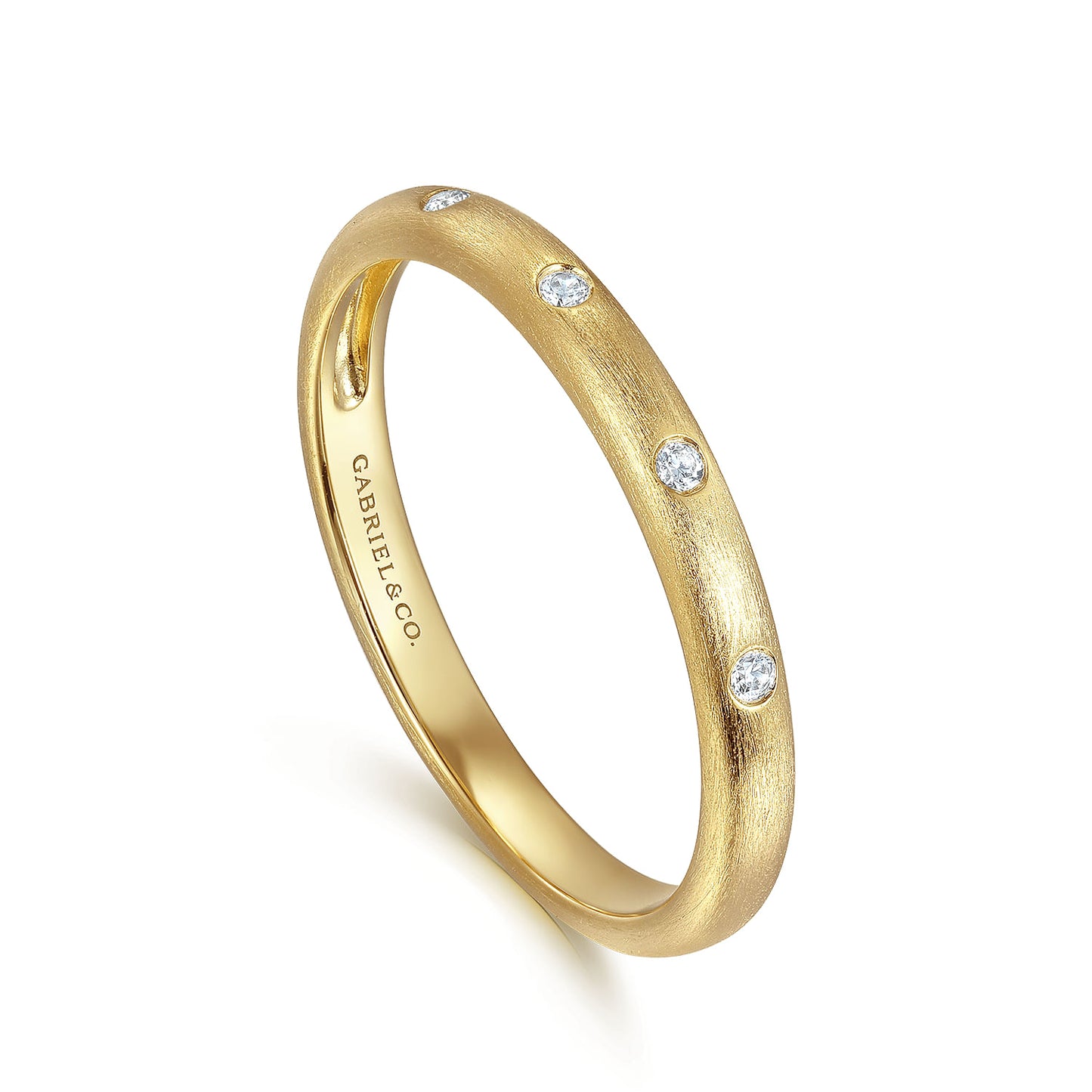 14K Yellow Gold Diamond Ring
