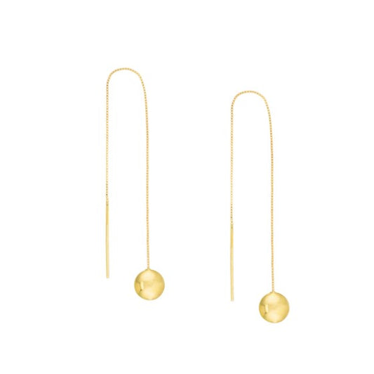 Bombe Disc Threader Earrings