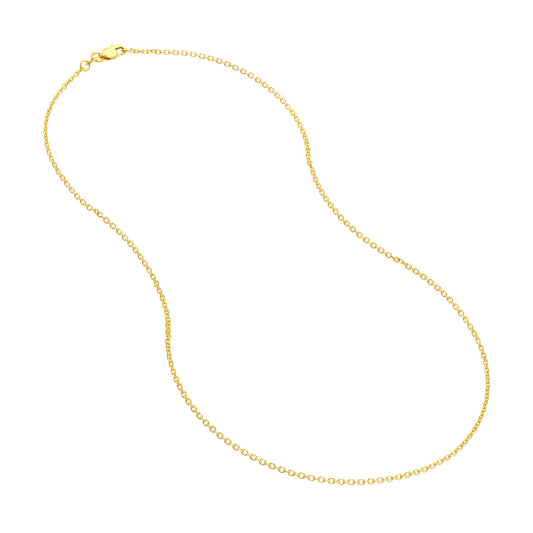 1.5mm Diamond Cut Cable Chain