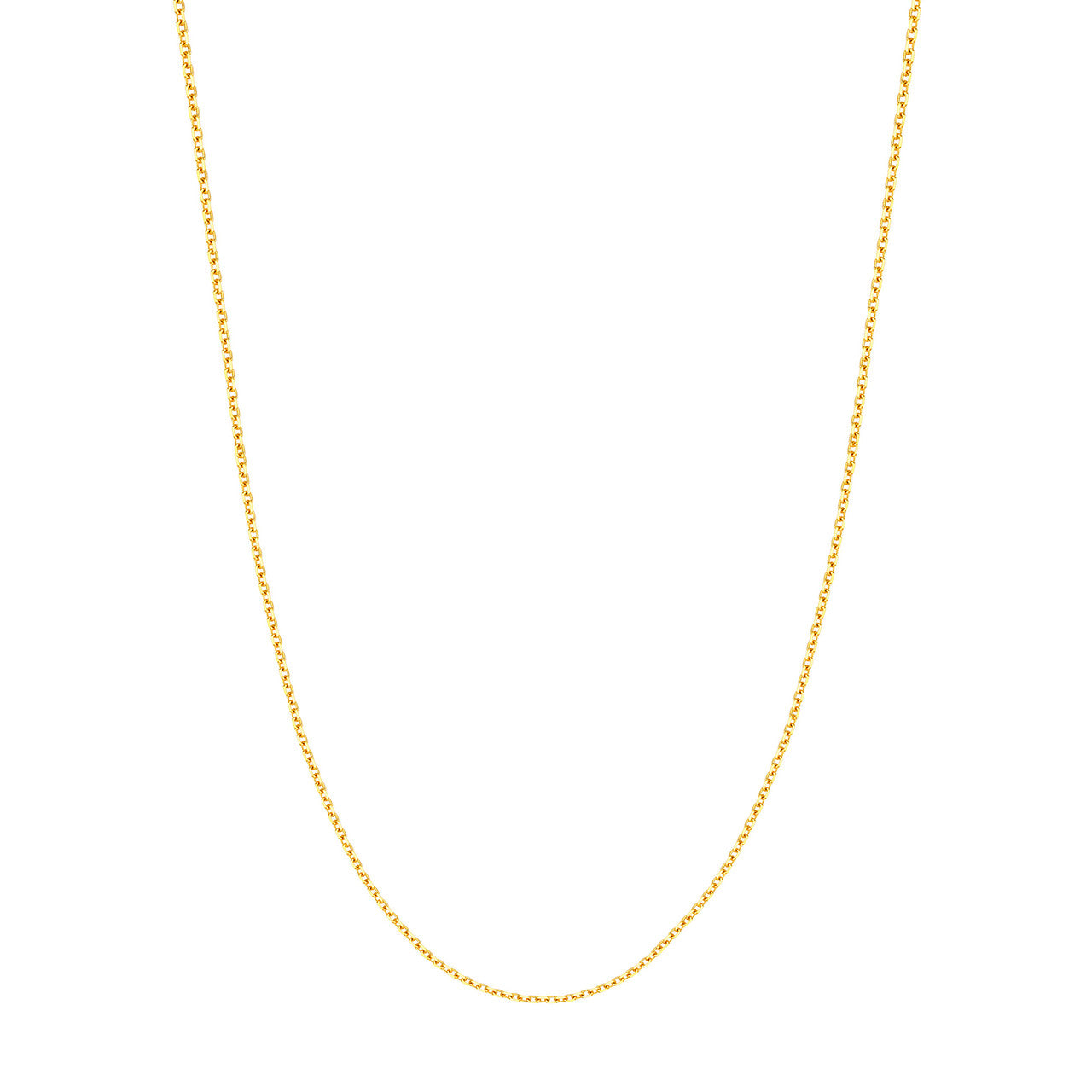 1.5mm Diamond Cut Cable Chain