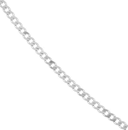 14K Gold 1.95mm Open Curb Link Bracelet